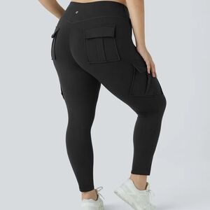 HALARA Black Cargo Leggings